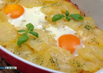 huevos horno patatas