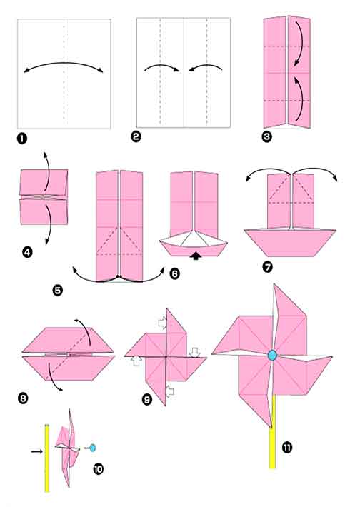 Plantillas gratis de origami o papiroflexia fácil para niños