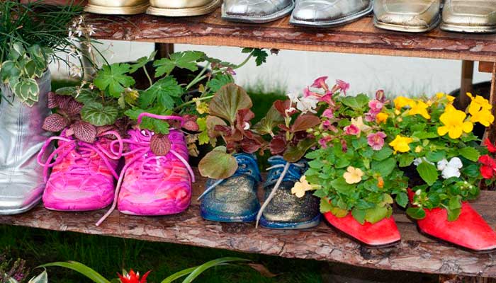 macetas,-reciclaje,-plantas,-zapatos-reciclados-varios-modelos