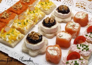 canapés variados