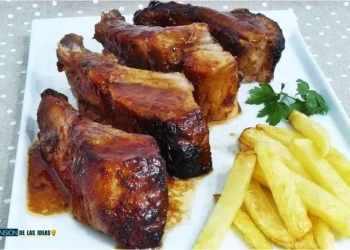 costillas Coca-Cola