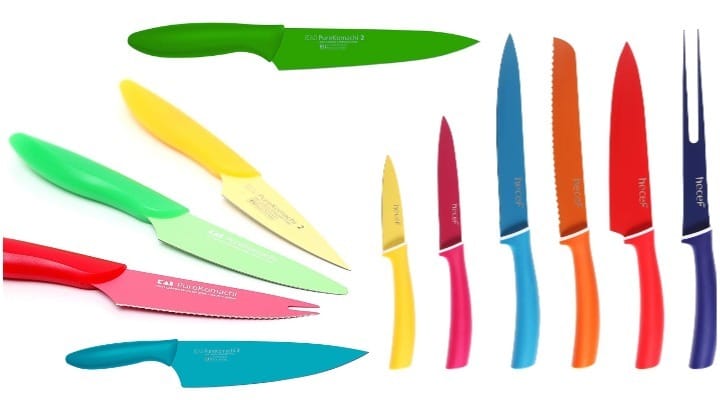los mejores cuchillos de colores