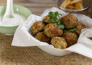 Como preparar Albondigas de pollo y brocoli