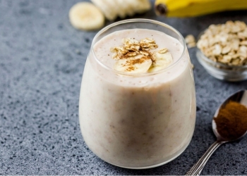 batido avena fibra proteina vitaminas