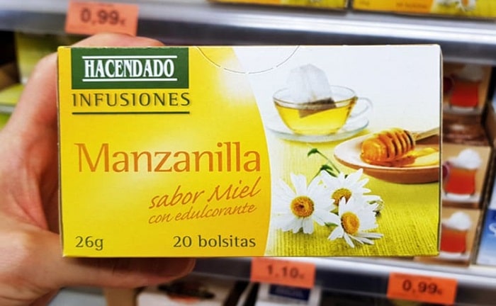 Infusiones de manzanilla sabor miel de Hacendado