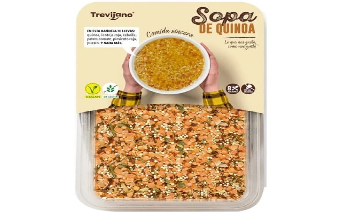 Sopa de quinoa Trevijano