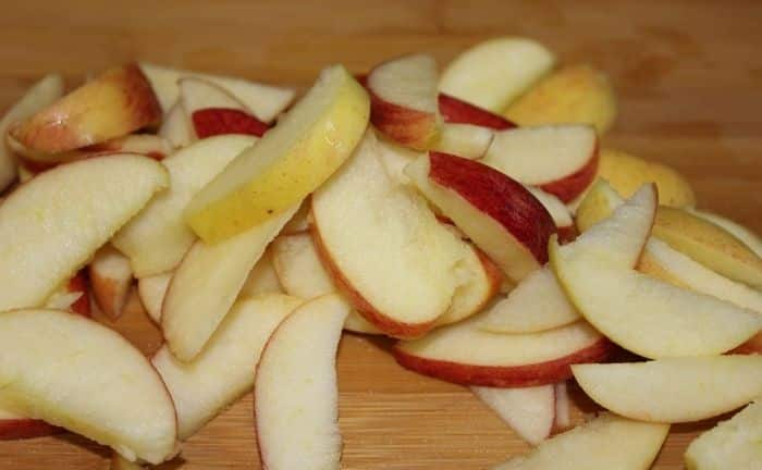 Rebanadas de manzana