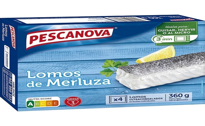 Lomos de merluza de la marca Pescanova