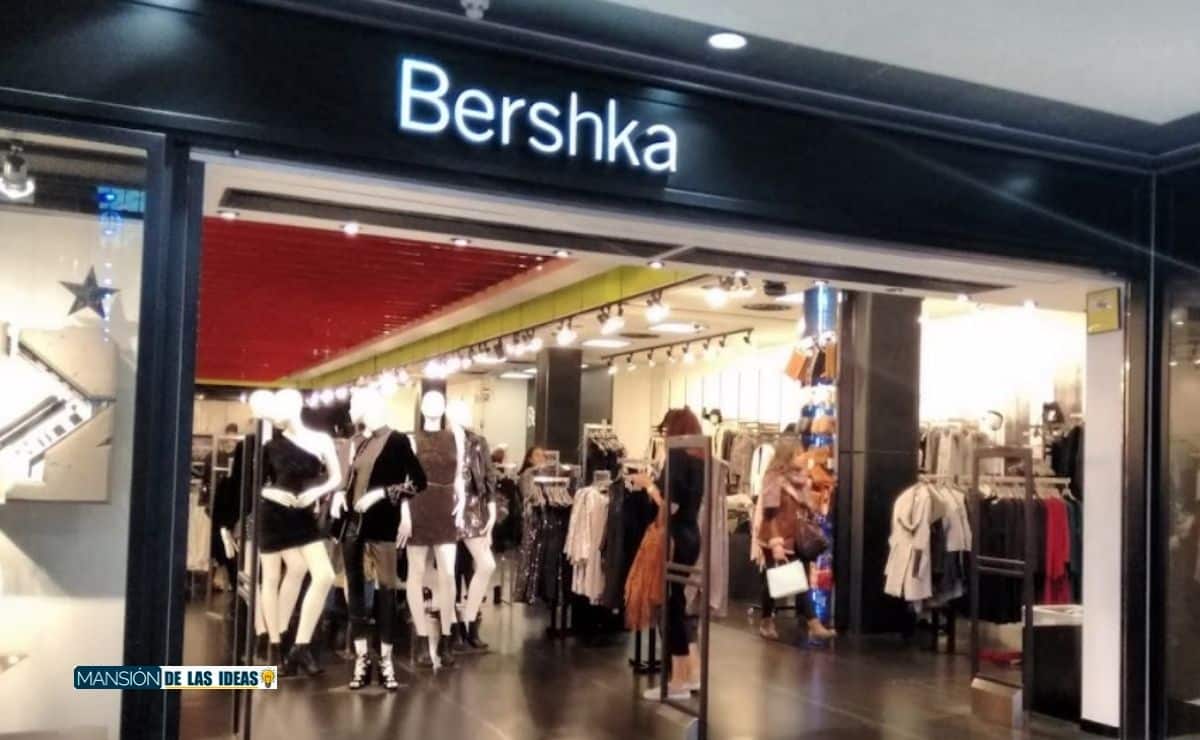 Vestido lencero Bershka