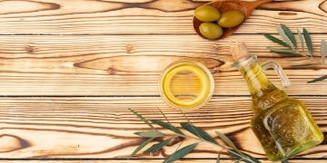 olivo prensado filtrado alimento