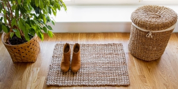 limpiar alfombra yute