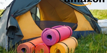 Colchón hinchable para camping de Amazon