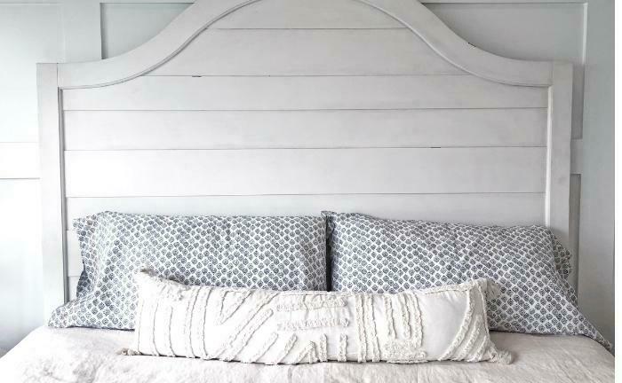 decorar cabecero madera cama