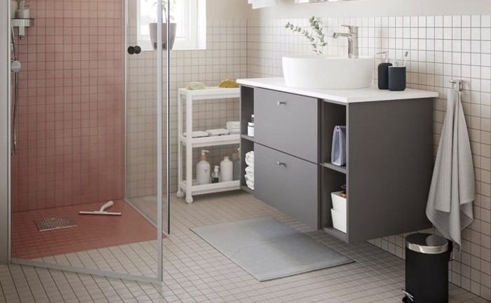 estantería-carrito Ikea baño
