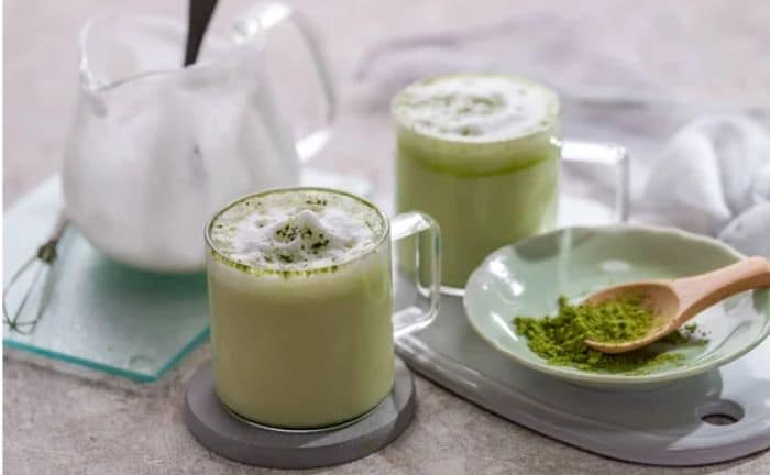 Batido de té verde con leche - modo de preparación