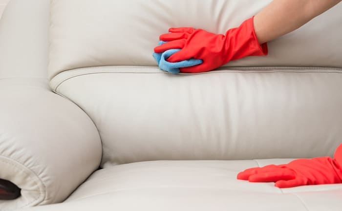 limpieza cuidado sofa polipiel