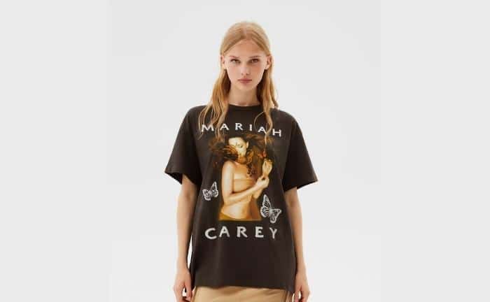 camiseta Mariah Carey Bershka