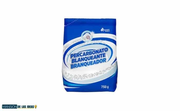 Percarbonato de Mercadona para blanquear las cortinas del baño