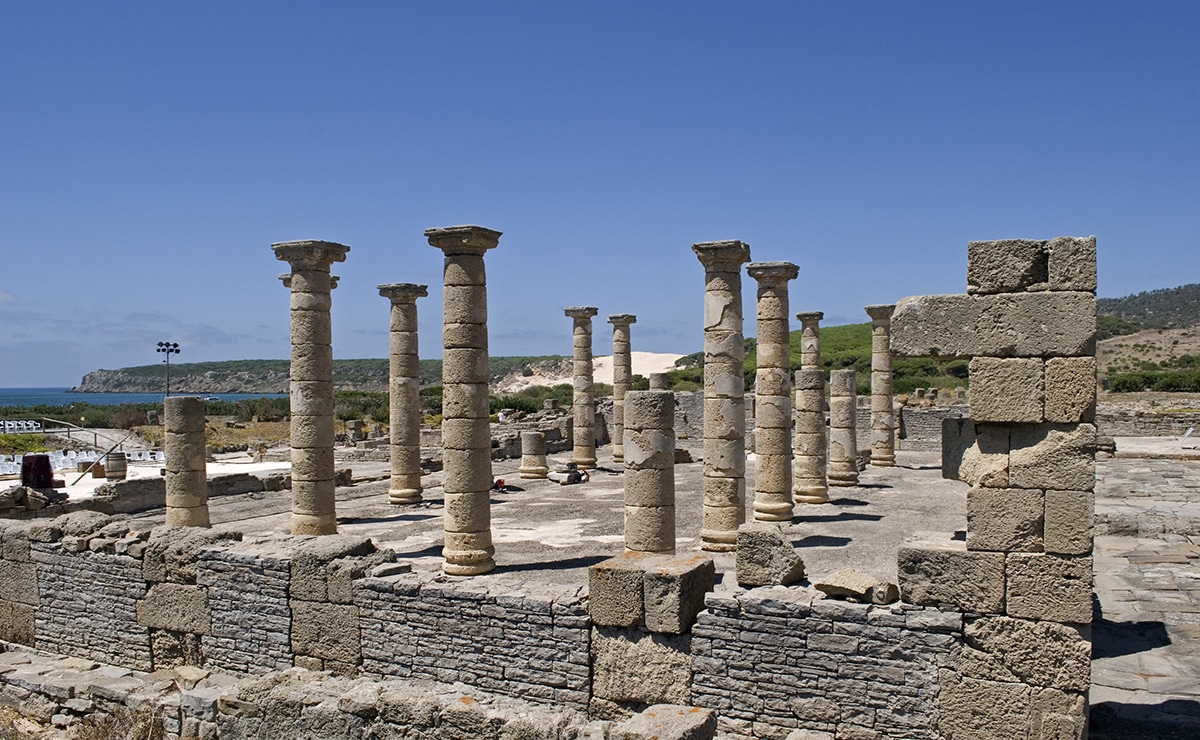Los restos de la ciudad romana Baelo Claudio