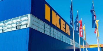 Ikea espejo pie decoración