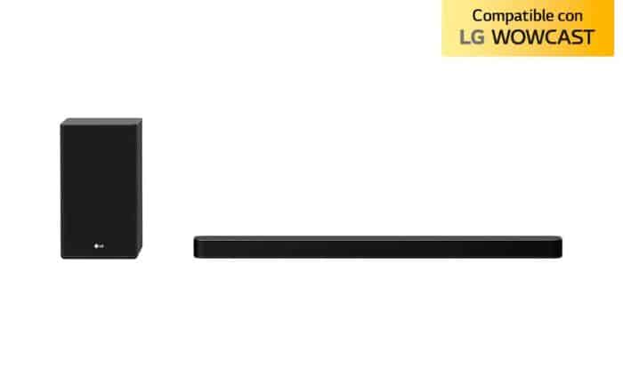 Barra de sonido inteligente LG SP8YA con un sistema 3.1.2 Canales con Dolby Atmos & DTS:X 