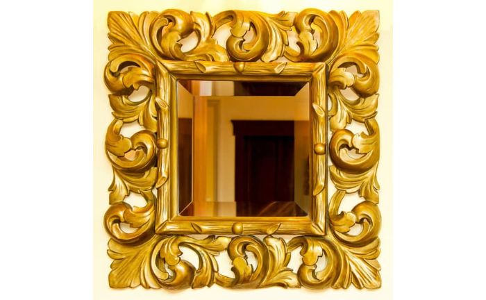 espejo dorado