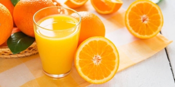 zumo naranja desayuno sano