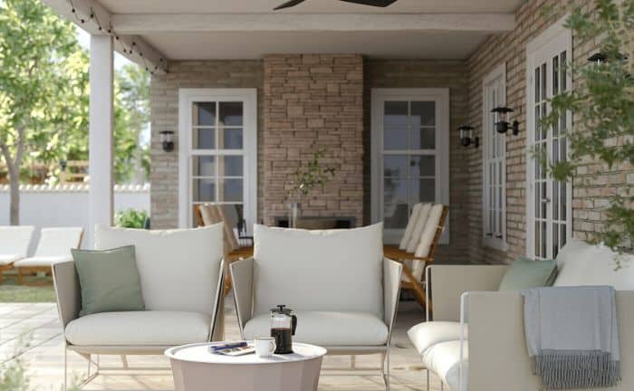 El sofá de jardín HAVSTEN te ayudará a crear un ambiente cómodo y acogedor en el jardín de tu casa