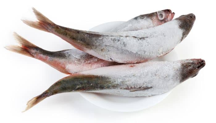 descongelar alimentos pescado frio
