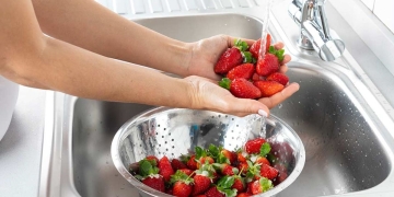 Método seguro limpieza fresas