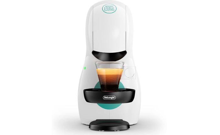 La cafetera De'Longhi Piccolo XS cuenta con el sistema Thermoblock que le permite preparar una taza de café en cuestión de segundos