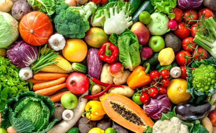 Frutas y verduras ganar músculo