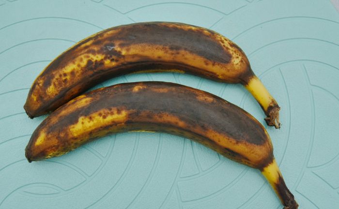 Plátano mal estado no consumir