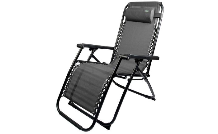 La silla tumbona plegable Aktive destaca por su efecto de gravedad cero con el que sentirás la mayor relajación posible