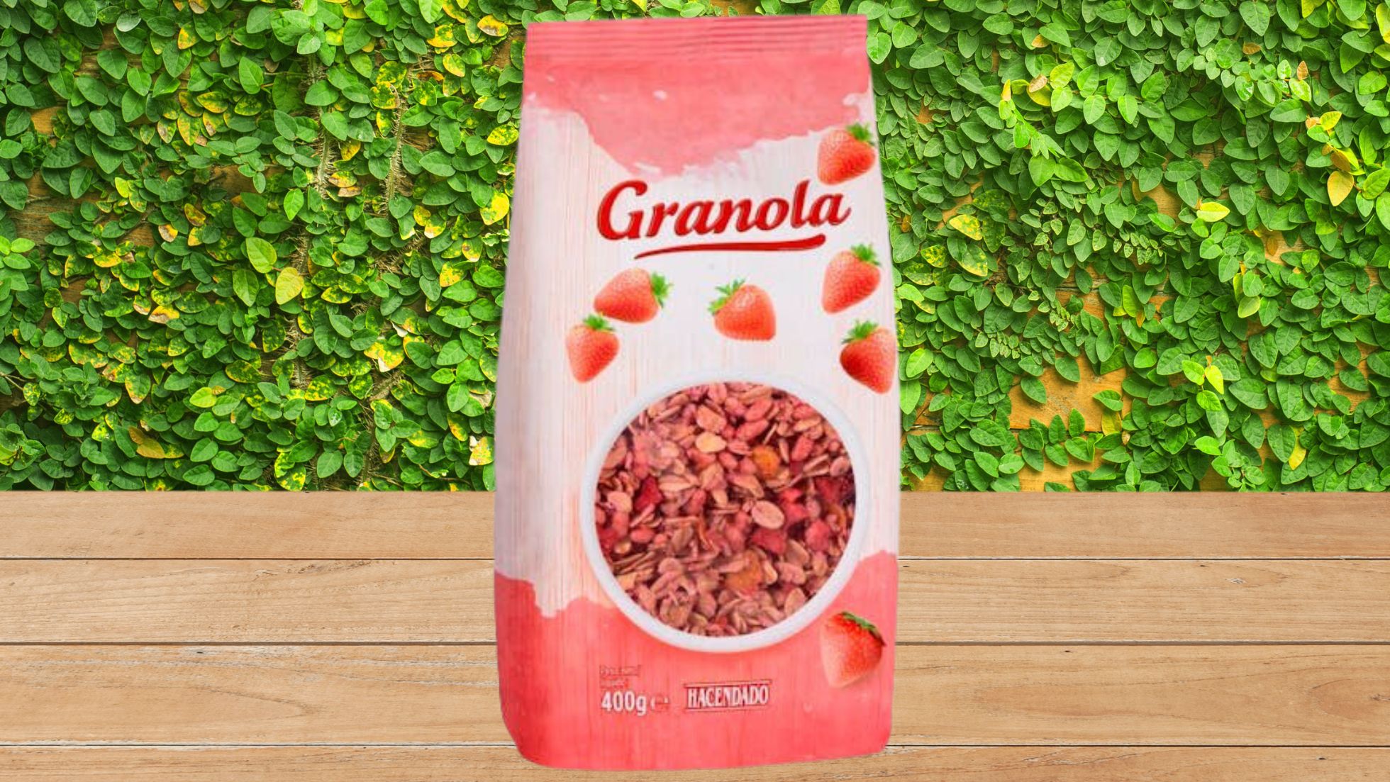 mercadona cereales fresa granola hacendado