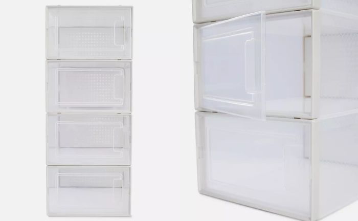 Cajas apilables transparentes de Primark Home