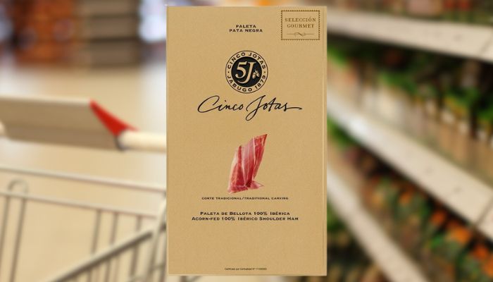 cinco jotas corte ingles envase supermercado