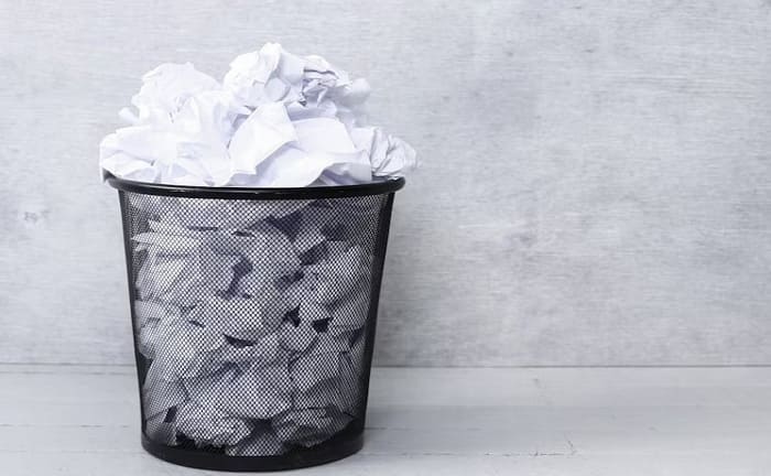 reciclar papel orden documentos