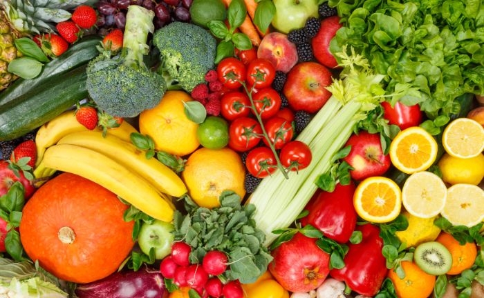 Frutas verduras dieta saludable