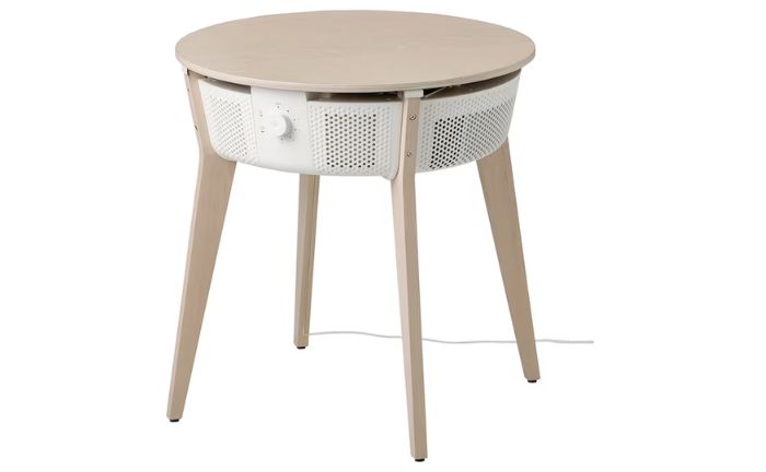 Mesa con purificador incorporado STARKVIND de Ikea