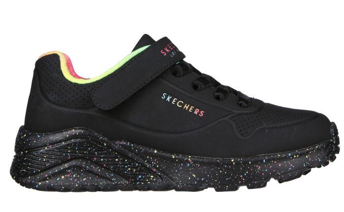 Las Skechers Uno Lite - Rainbow Specks serán el arcoiris de color en la forma de vestir de tus hijas 