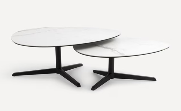Set mesas cerámica blanca El Corte Inglés