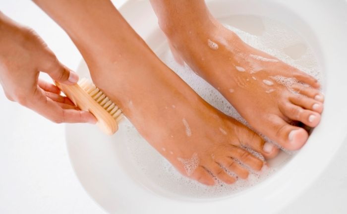 Buena higiene pies importante