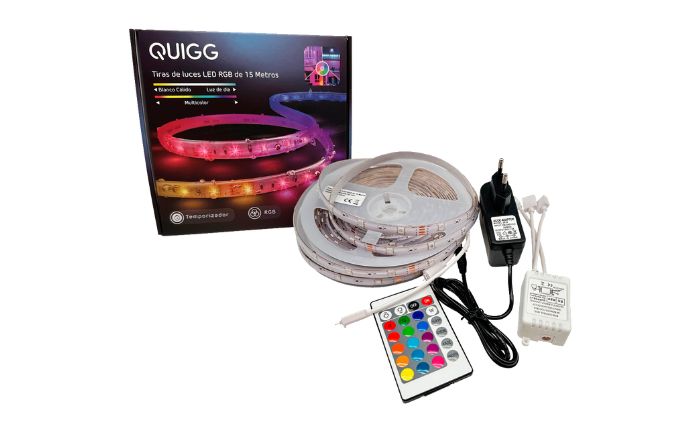 Con las tiras LED RGB de la marca QUIGG te permitirá un ambiente único que reflejará tu personalidad en cualquier estancia de tu hogar