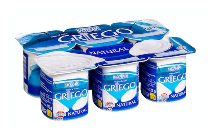 Yogur griego Hacendado Mercadona ideal dieta