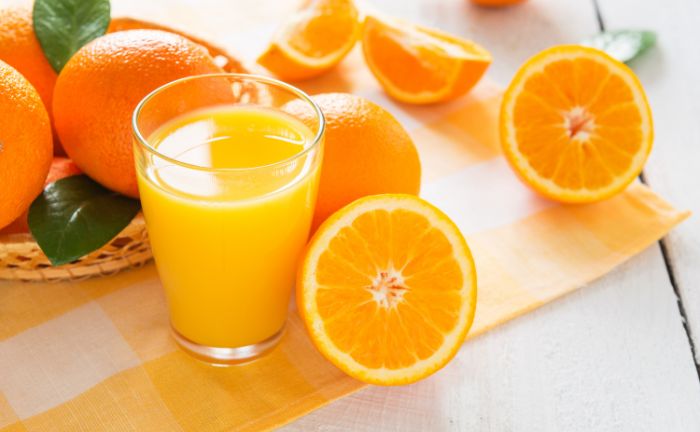 Zumo naranja exprimidor Aldi vitamina C