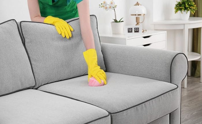 limpiar muebles tela bicarbonato
