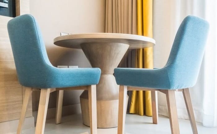 mesas auxiliares sillas diseño