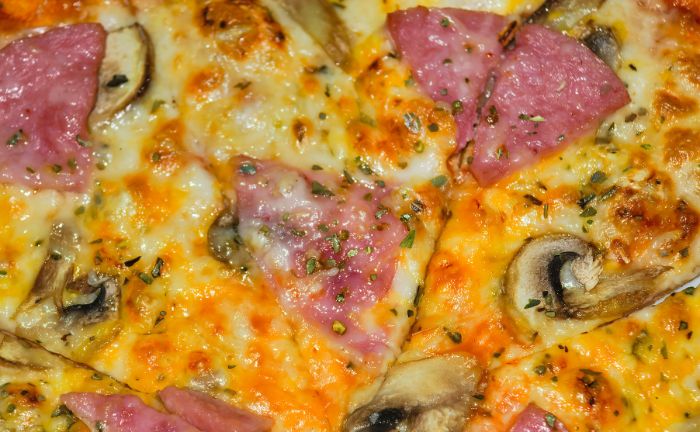 Pizza jamón champiñones ultracongelado Carrefour