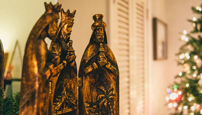 Figuritas de decoración de Reyes Magos